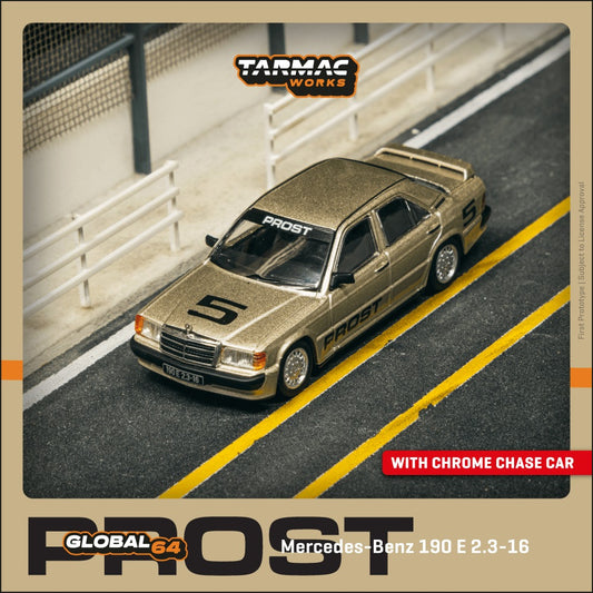 (Pre-Order) Tarmac Works - 1984 Mercedes-Benz 190 E 2.3-16, #5 Alain Prost Race of Champion