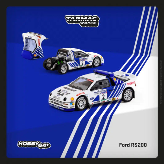 (Pre-Order) Tarmac Works - 1986 Ford RS200