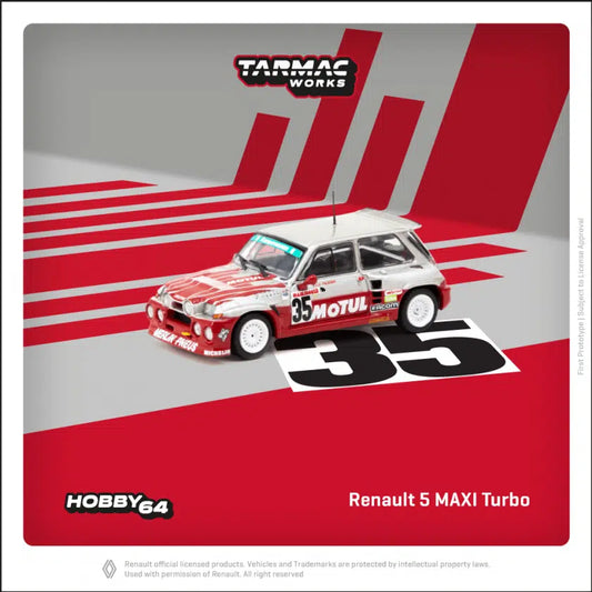 (Pre-Order) Tarmac Works - 1987 Renault 5 MAXI Turbo