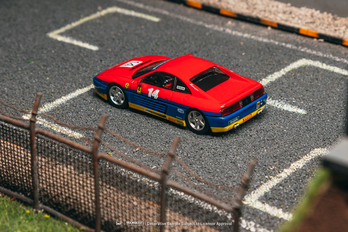 Tarmac Works Hobby64 Ferrari 348 Challenge number 14 Fabian Peroni 1993 348 Challenge Italy in 1:64 scale