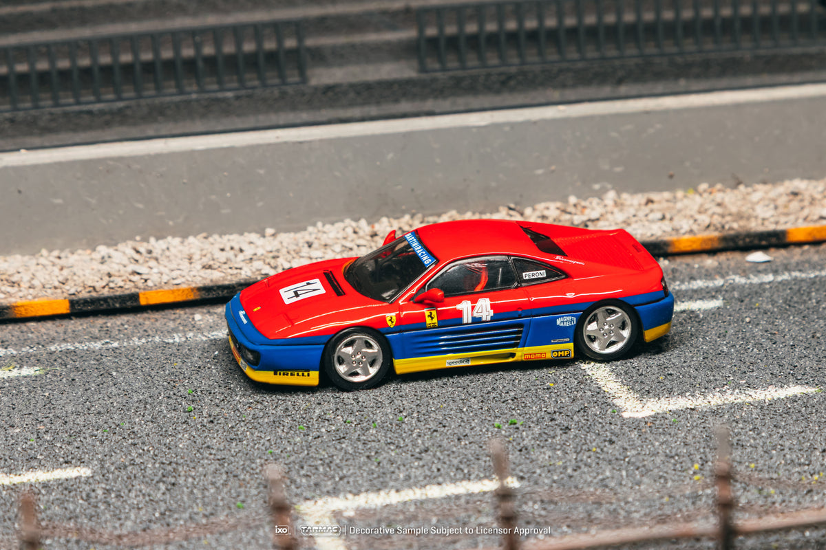 Tarmac Works Hobby64 Ferrari 348 Challenge number 14 Fabian Peroni 1993 348 Challenge Italy in 1:64 scale