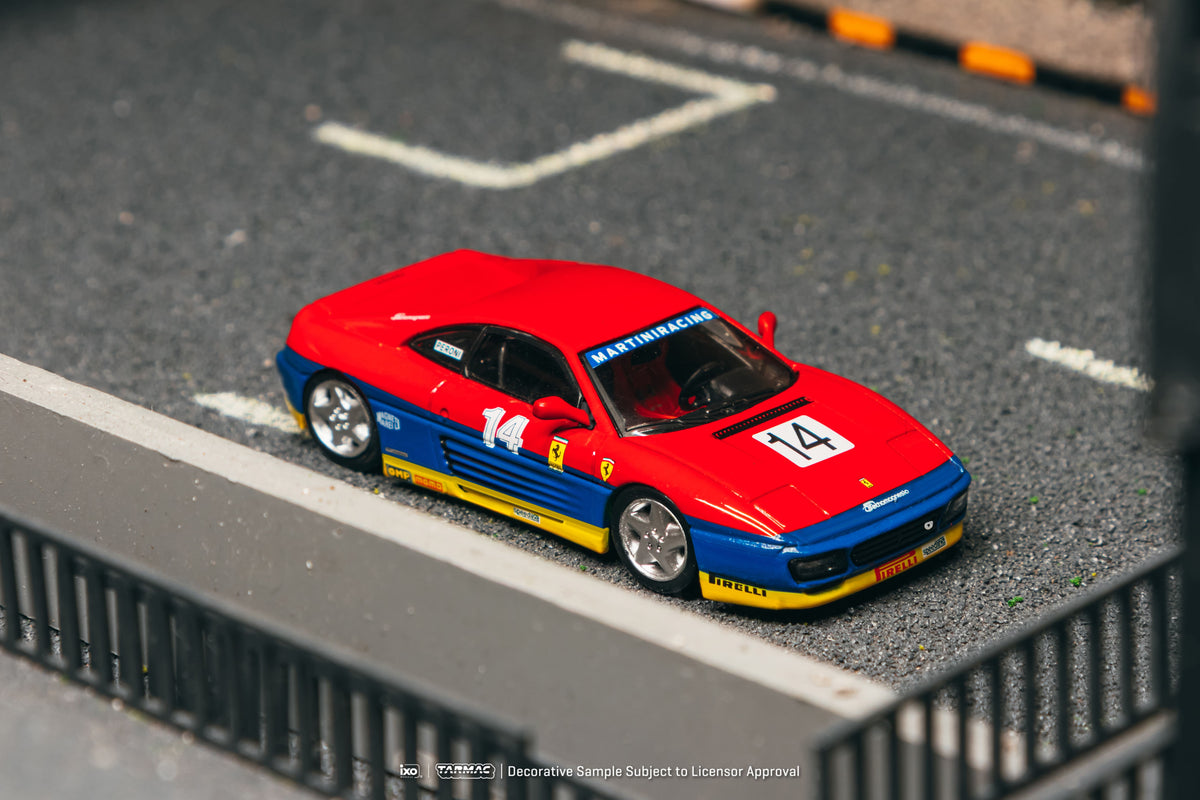 Tarmac Works Hobby64 Ferrari 348 Challenge number 14 Fabian Peroni 1993 348 Challenge Italy in 1:64 scale