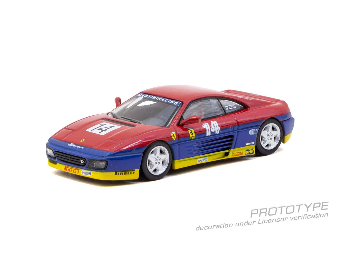 Tarmac Works Hobby64 Ferrari 348 Challenge number 14 Fabian Peroni 1993 348 Challenge Italy in 1:64 scale