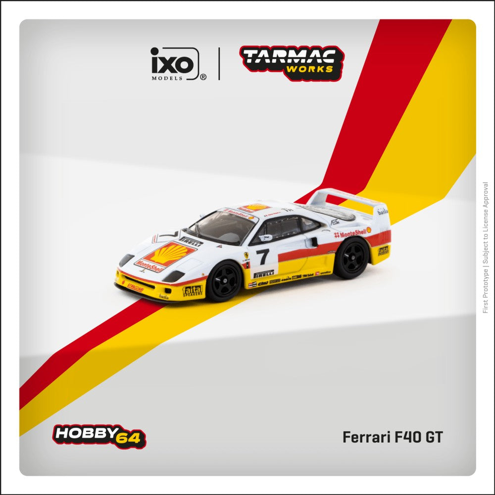 Tarmac Works - 1993 Ferrari F40 GT #7 Marco Brand Italian GT Championship