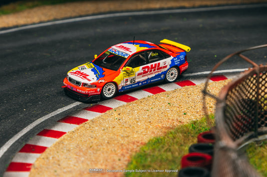 Tarmac Works Audi A4 Quattro #45 Frank Biela 1:64 scale model car from the 1998 Super Tourenwagen Cup. Top