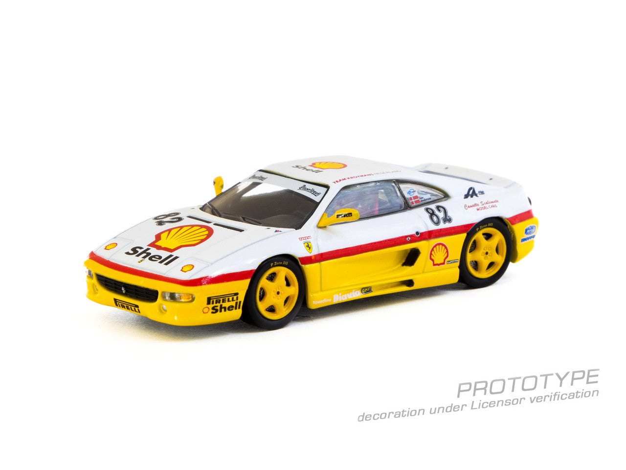 (Pre-Order) Tarmac Works - 1999 Ferrari F355 Challenge #82 Peter Andersen