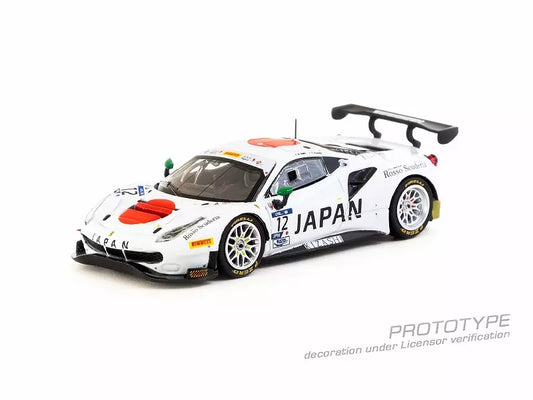 (Pre-Order) Tarmac Works - 2018 Ferrari 488 GT3 FIA GT Nations Cup #12 T. Kondo / K. Seto