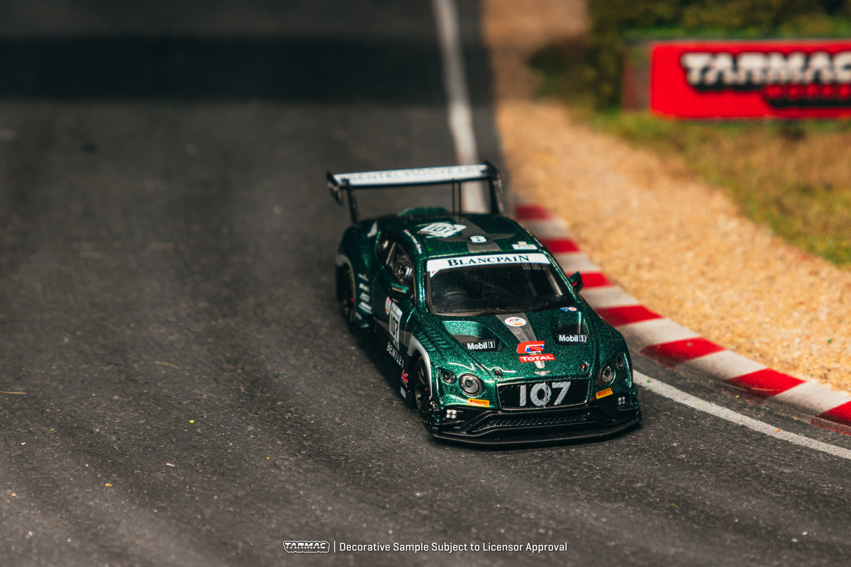 Tarmac Works Hobby64 Bentley Continental GT3 number 107 Jules Gounon 24 Hours of Spa 2019 in 1:64 scale