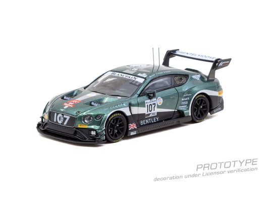 Tarmac Works Hobby64 Bentley Continental GT3 number 107 Jules Gounon 24 Hours of Spa 2019 in 1:64 scale