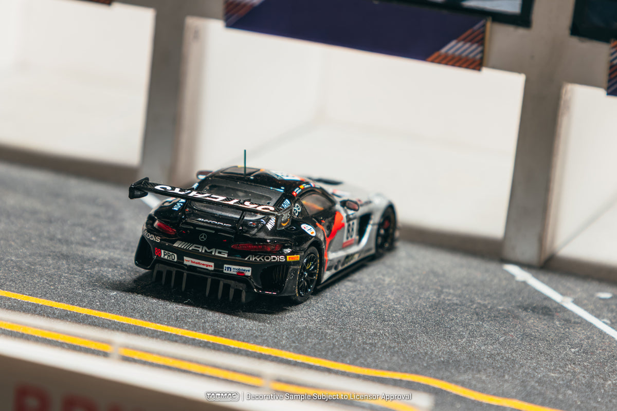 Tarmac Works 2022 Mercedes-AMG GT3 #88 Jules Gounon 24 Hours of Spa winner, a 1:64 Hobby64 model.
