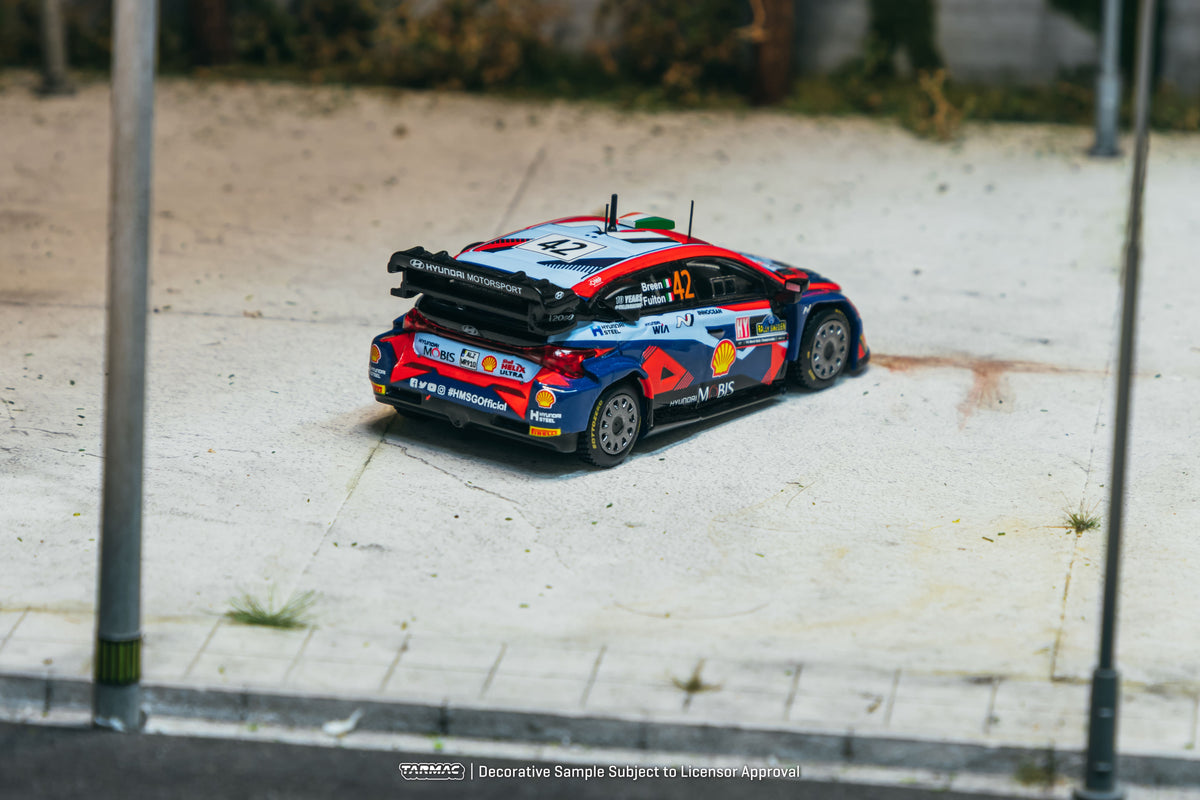 Tarmac Works 2023 Hyundai i20 N Rally1 Hybrid #42 Craig Breen Rally Sweden, a 1:64 Hobby64 model.
