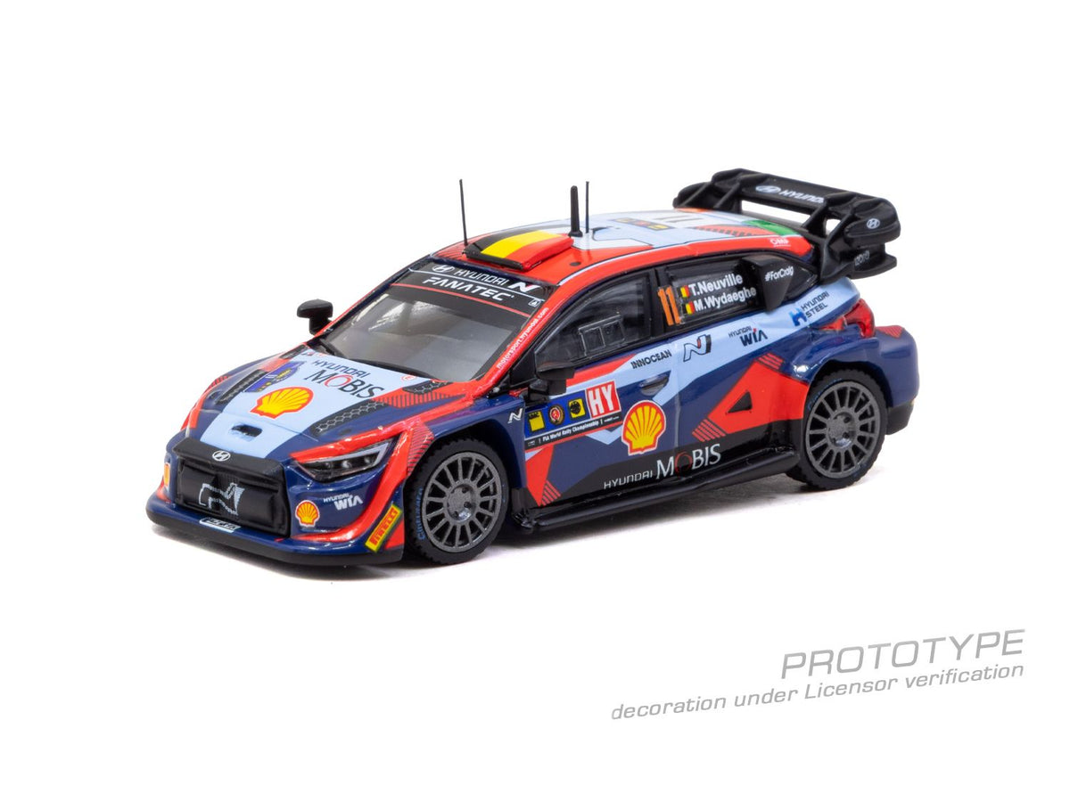 Tarmac Works Hobby64 Hyundai i20 N Rally1 Hybrid number 11 Thierry Neuville Central European Rally 2023