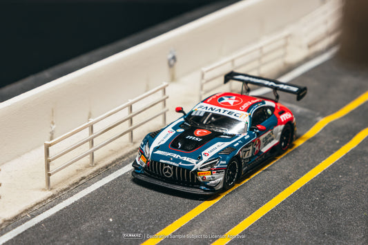 Tarmac Works 2024 Mercedes-AMG GT3 #77 Maximilian Götz Bathurst 12 Hour, a 1:64 Hobby64 collector model.