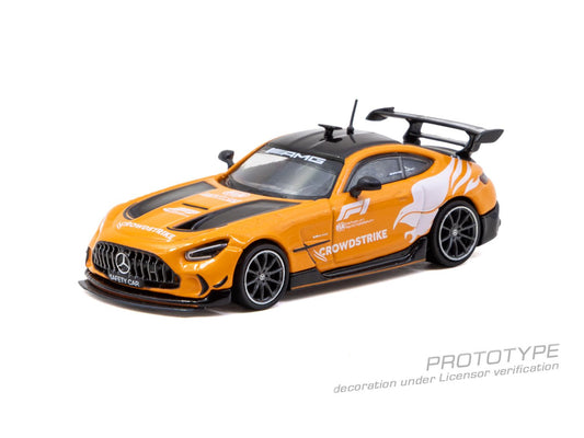 Tarmac Works Global64 2025 Mercedes-AMG GT Black Series Formula 1 Safety Car British Grand Prix in 1:64 scale