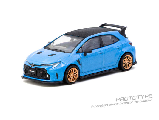 Tarmac Works 1:64 Toyota GR Corolla Flame Blue 2025 diecast model