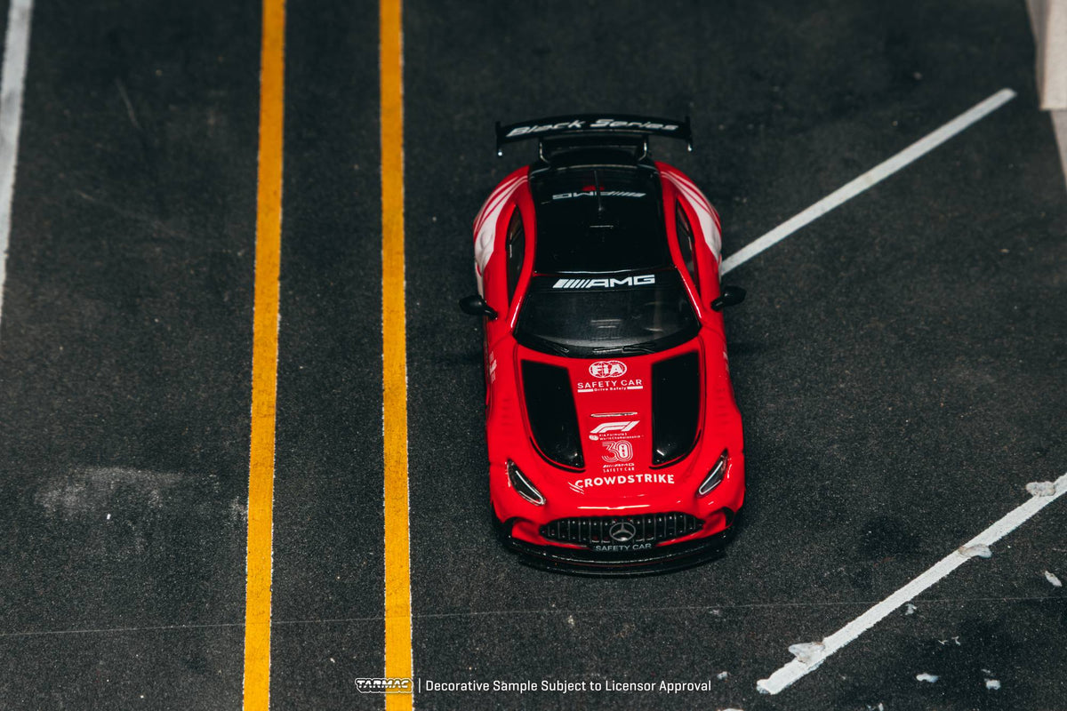 Tarmac Works 2026 Mercedes-AMG GT Black Series Safety Car, a 1:64 Global64 diecast model with motorsport-inspired styling.