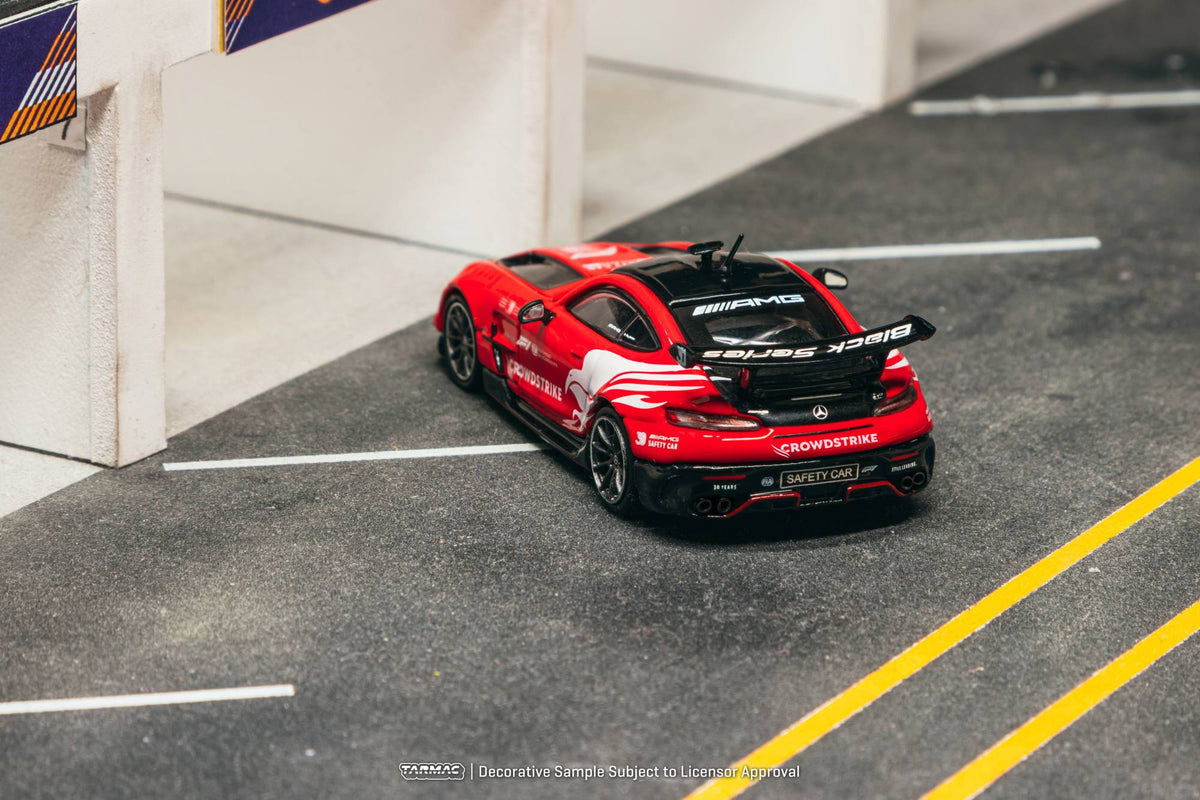 Tarmac Works 2026 Mercedes-AMG GT Black Series Safety Car, a 1:64 Global64 diecast model with motorsport-inspired styling.