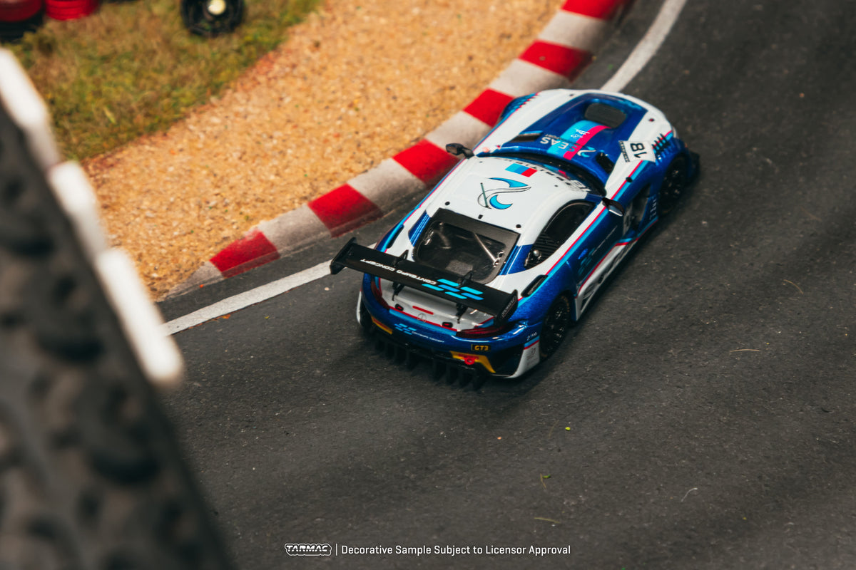 Tarmac Works Hobby64 Mercedes-AMG GT3 number 18 Kevin Tse British GT Championship 2026 in 1:64 scale