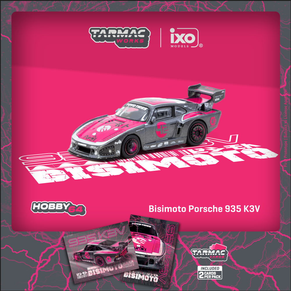 (Pre-Order) Tarmac Works - Bisimoto Porsche 935 K3V