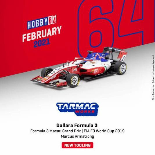 Tarmac Works - Dallara Formula 3 Macau Grand Prix FIA F3 World Cup 2019