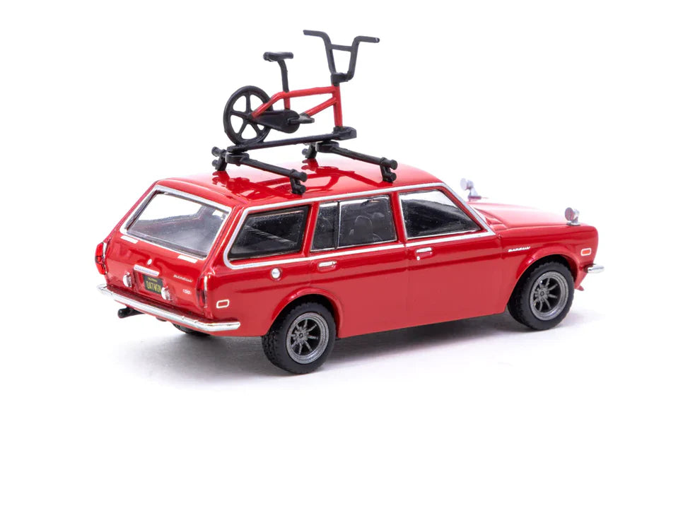 (Pre-Order) Tarmac Works - Datsun Bluebird 510 Wagon Red