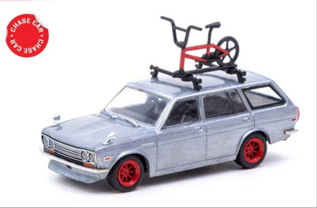 Tarmac Works - Datsun Bluebird 510 Wagon Red (Chase)