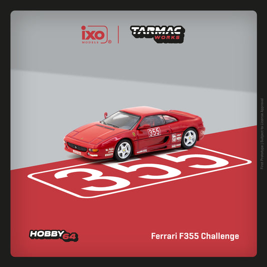 (Pre-Order) Tarmac Works - Ferrari F355 Challenge Presentation Red