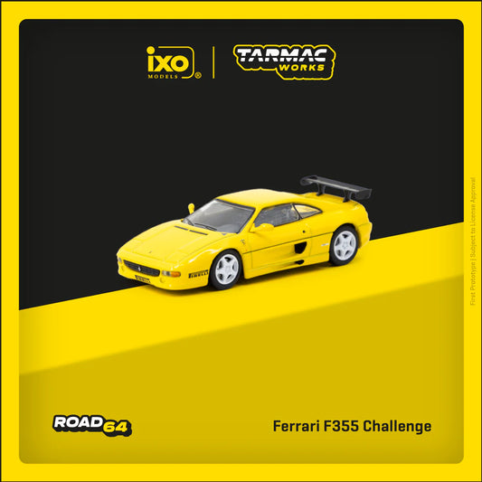 (Pre-Order) Tarmac Works -  Ferrari F355 Challenge Yellow