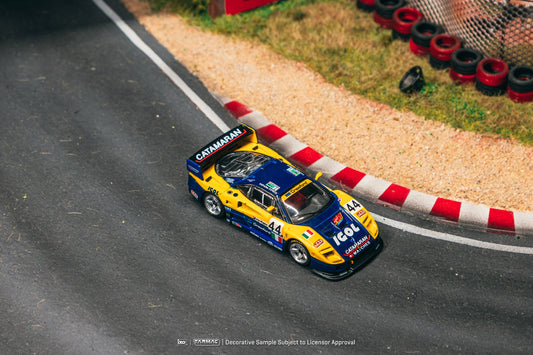 Tarmac Works Ferrari F40 GTE #44 1:64 scale model car from the 24 Hours of Le Mans. Top