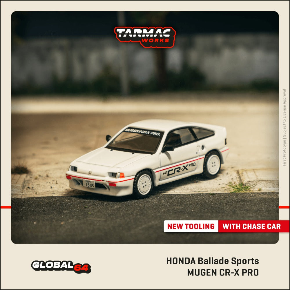 (Pre-Order) Tarmac Works - Honda Ballade Sports MUGEN CR-X PRO