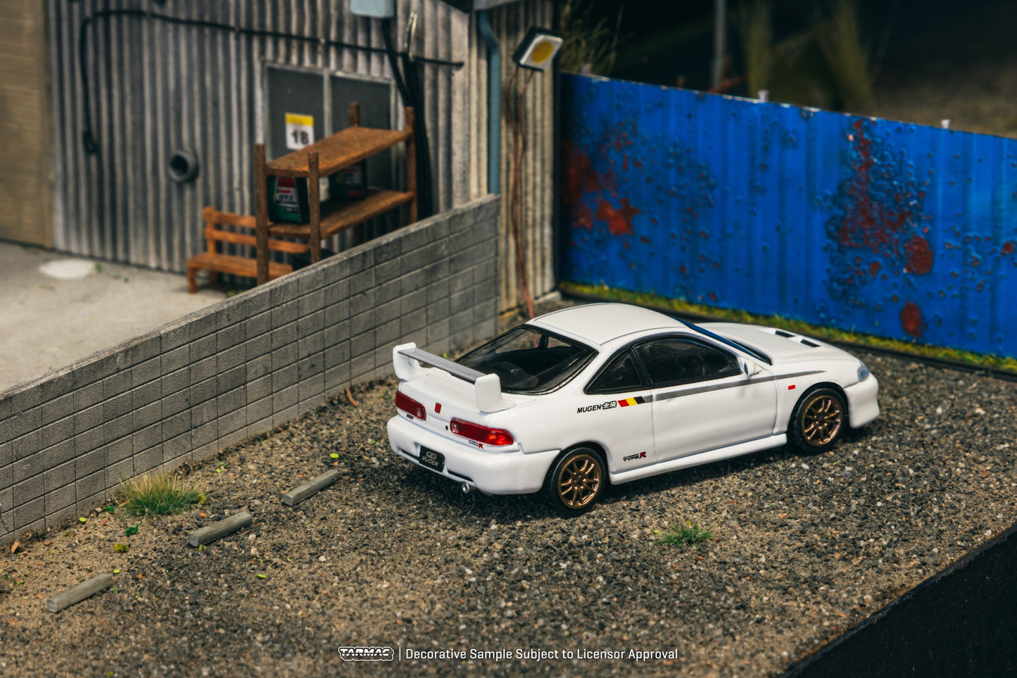 (Pre-Order) Tarmac Works - Honda Integra TYPE R DC2 MUGEN Championship White