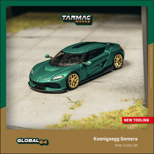Tarmac Works Koenigsegg Gemera Green 1:64 diecast model car
