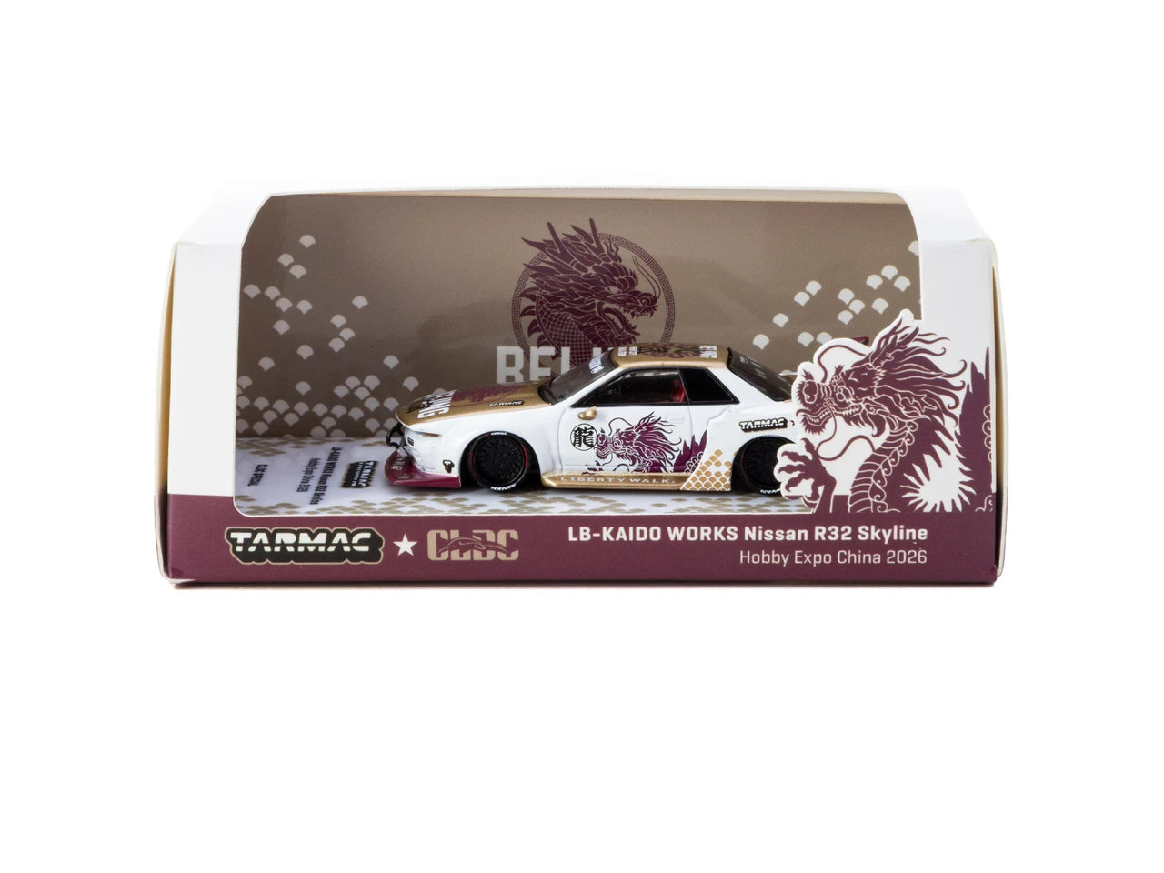 Tarmac Works LB Kaido Works Nissan R32 Skyline CLDC Special 1:64 diecast