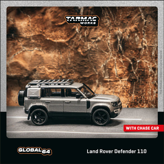 (Pre-Order) Tarmac Works - Land Rover Defender 110 Grey Metallic