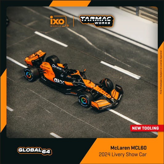 (Pre-Order) Tarmac Works - McLaren MCL60 2024 Livery Show Car