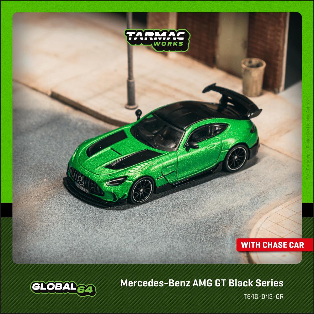 Tarmac Works 1:64 Mercedes-Benz AMG GT Black Series Green diecast model car