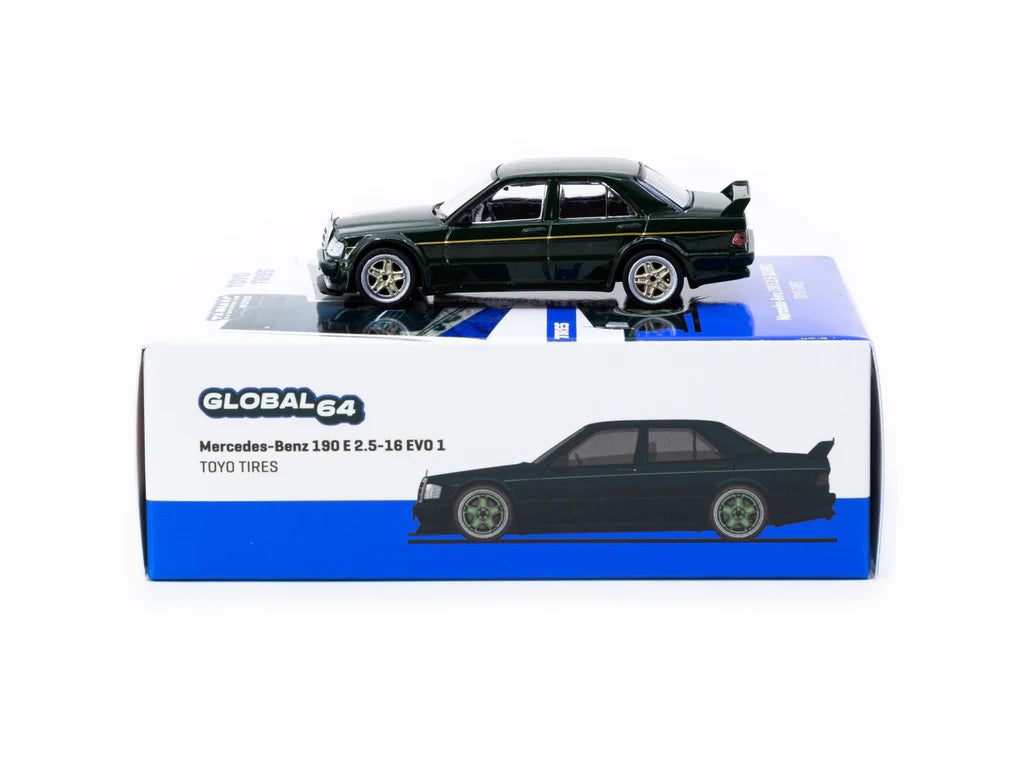Tarmac Works - Mercedes Benz 190 E 2.5-16 EVO 1 Toyo Tires Black