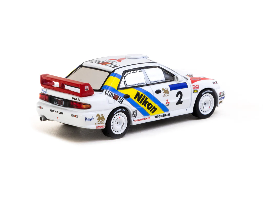 Tarmac Works - Mitsubishi Lancer Evolution III #2 Hong Kong-Beijing Rally 1995 Winner