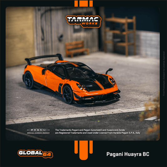 (Pre-Order) Tarmac Works - Pagani Huayra BC Arancio Saint Tropez