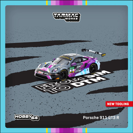 (Pre-Order) Tarmac Works - Porsche 911 GT3 R Tim Heinemann DTM 2023