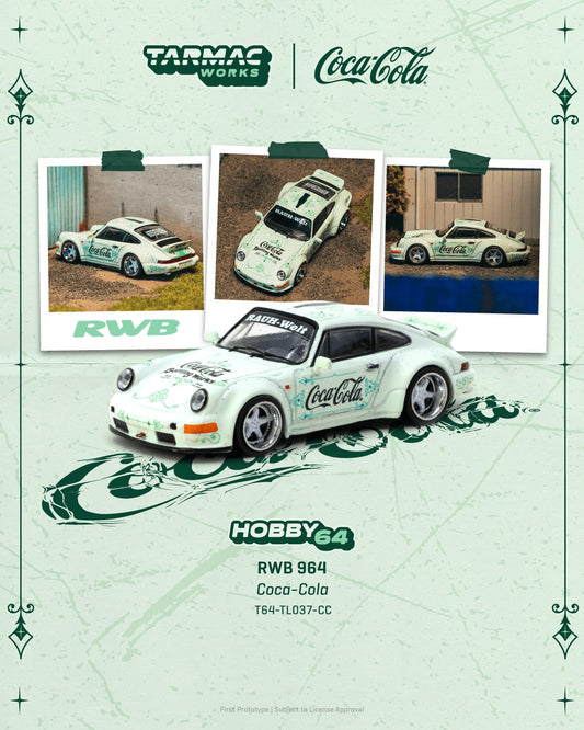 Tarmac Works RWB 964 Coca-Cola 1:64 diecast model