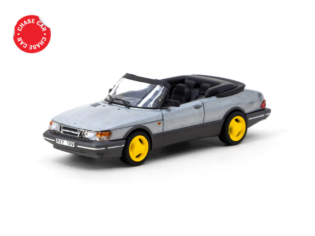 Tarmac Works - Saab 900 Turbo Convertible Yellow