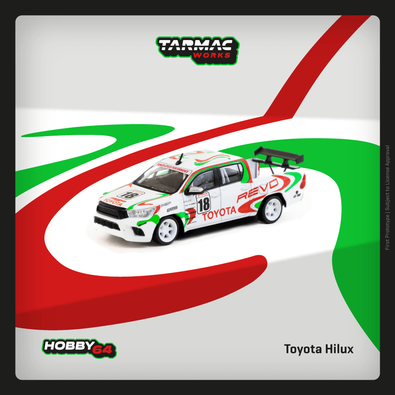 (Pre-Order) Tarmac Works - Toyota Hilux #18