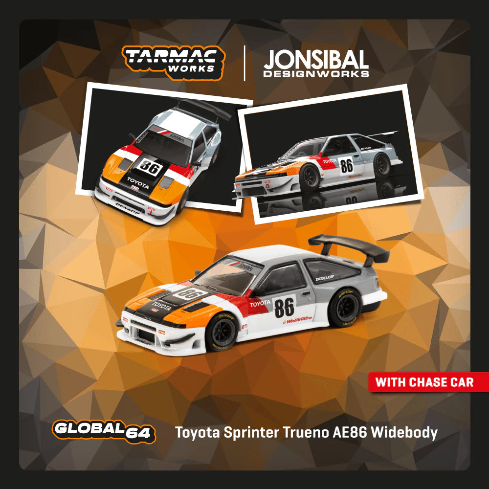 (Pre-Order) Tarmac Works - Toyota Sprinter Trueno AE86 Widebody