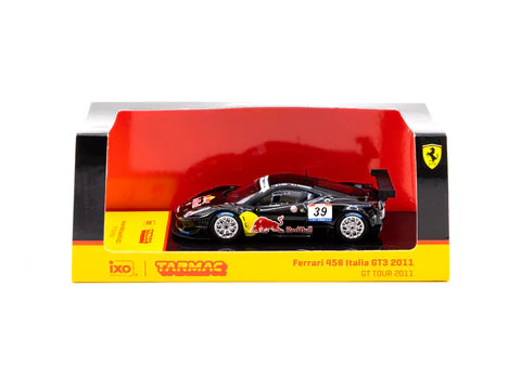 (Pre-Order) Tarmac Works - 2011 Ferrari 458 Italia GT3 GT Tour #39