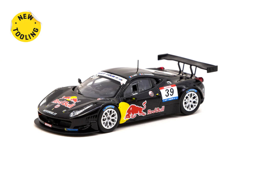 (Pre-Order) Tarmac Works - 2011 Ferrari 458 Italia GT3 GT Tour #39