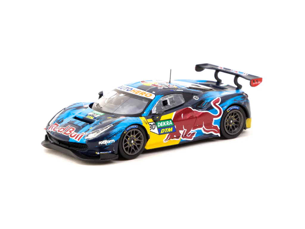 Tarmac Works X iXO Models - Ferrari 488 GT3 DTM 2021 Monza #30 Race 1 Winner