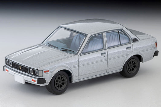 Tomica Limited Vintage Toyota Corolla 1500GL 1979 in silver with RS Watanabe eight-spoke wheels, 1:64 scale