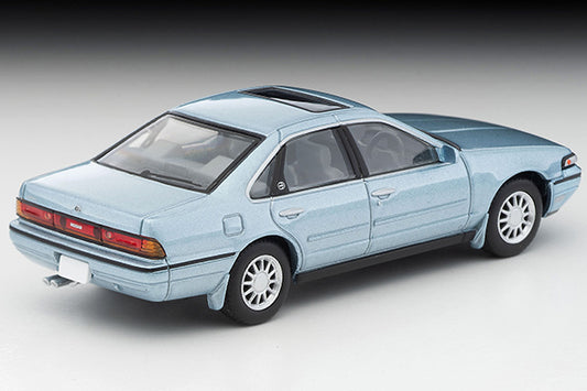 Tomica Limited Vintage 1:64 Nissan Cefiro A31 1988 Sport Cruising bluish silver sedan diecast model