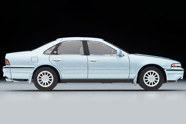 Tomica Limited Vintage 1:64 Nissan Cefiro A31 1988 Sport Cruising bluish silver sedan diecast model